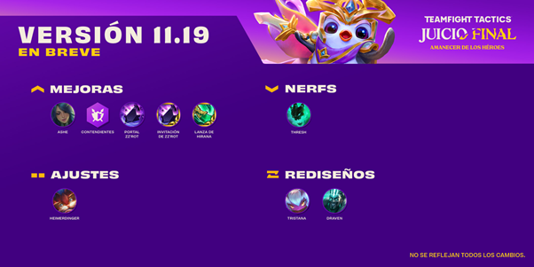 Teamfight tactics 11.19
