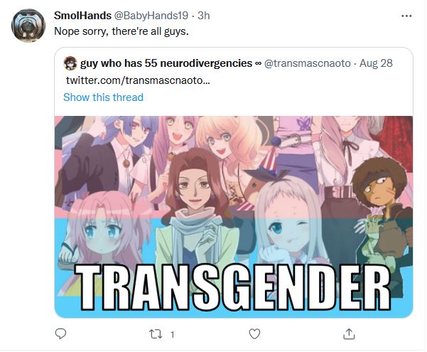 trap transgenero anime