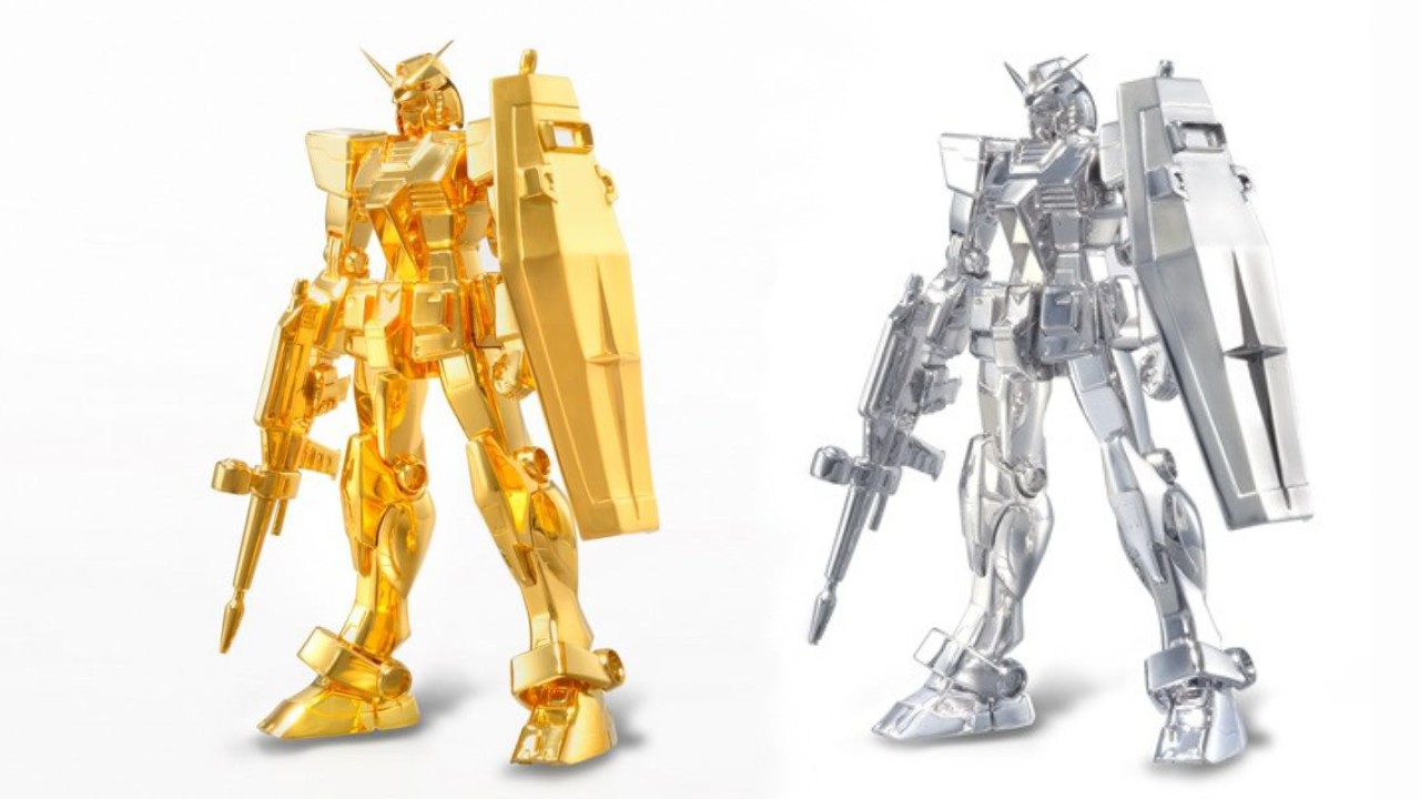 Top figuras de anime más caras RX-78-2 Gundam versión Oro