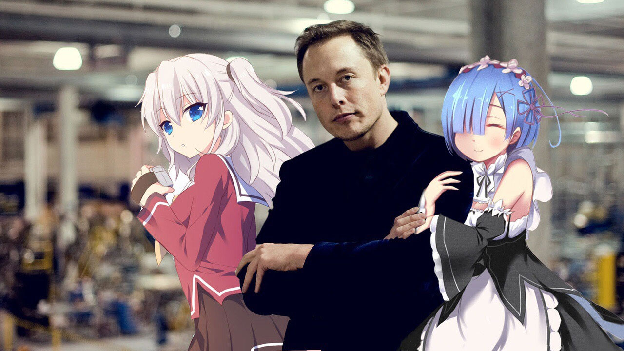 Elon Musk anime