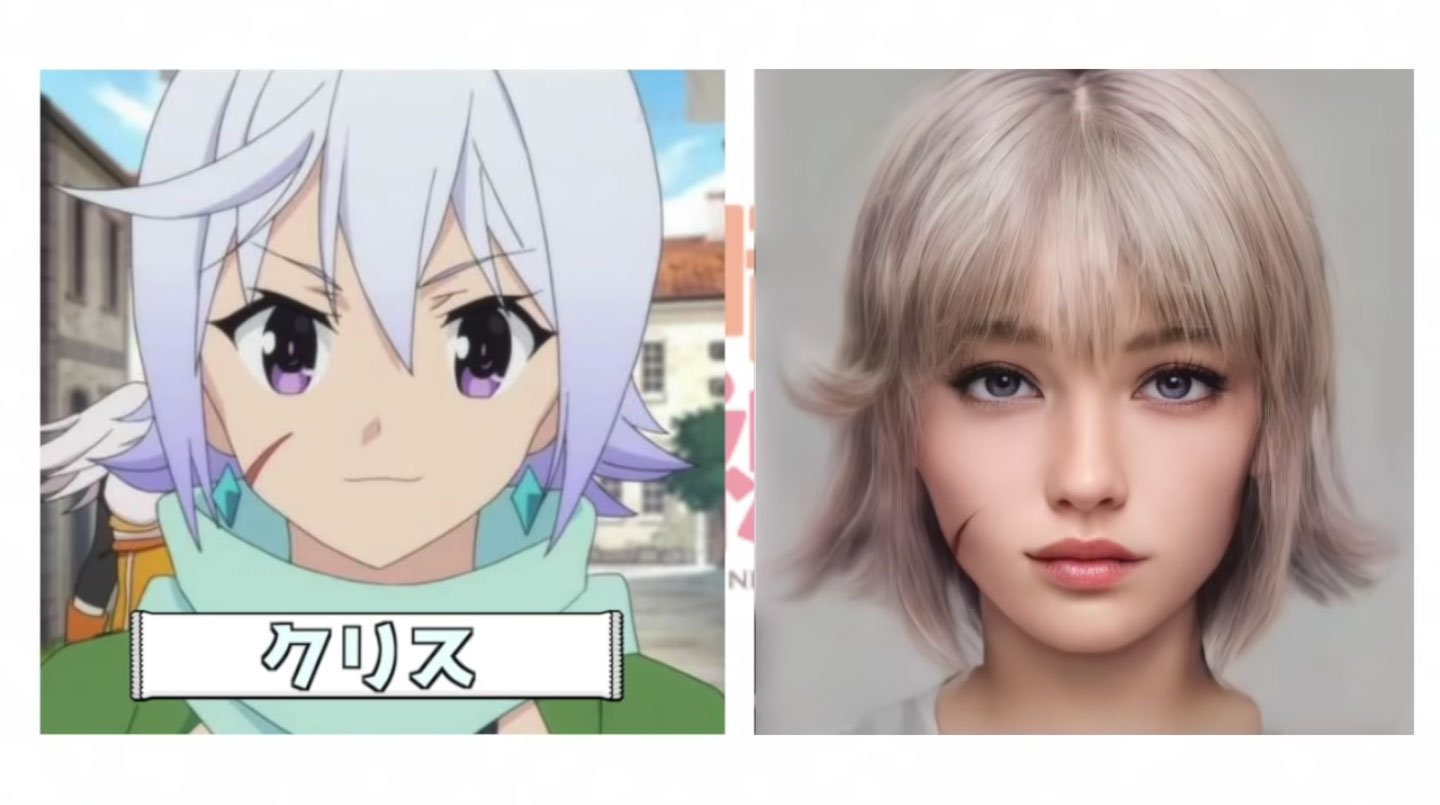 Konosuba modelo Artificial Chris