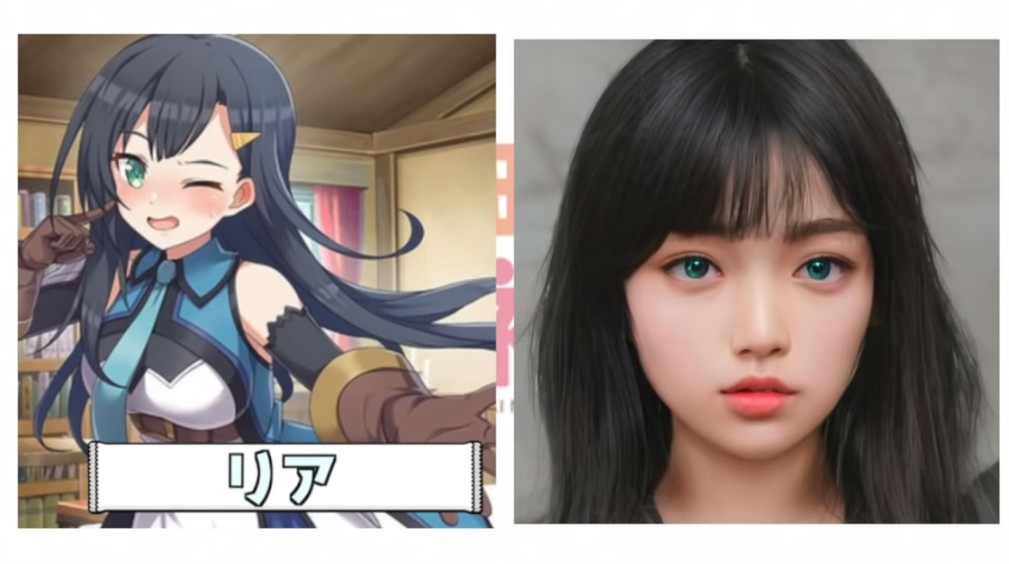 Konosuba modelo Artificial Ria