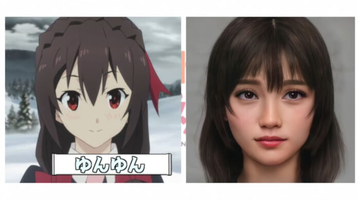 Konosuba modelo Artificial YunYun