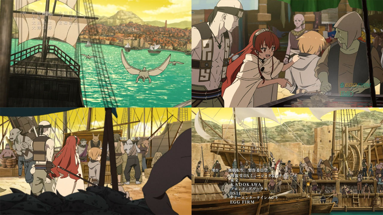 varias escenas de mushoku