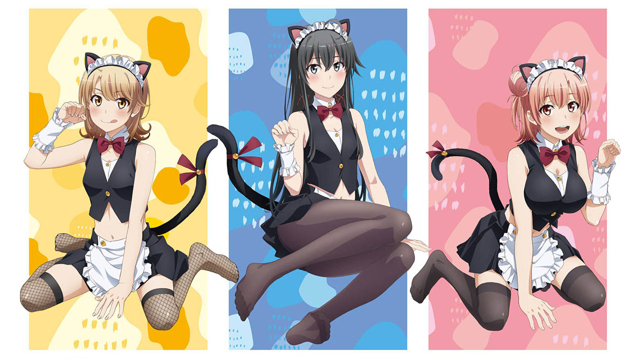 Las chicas de Oregairu se visten de maids para su nueva tienda temporal
