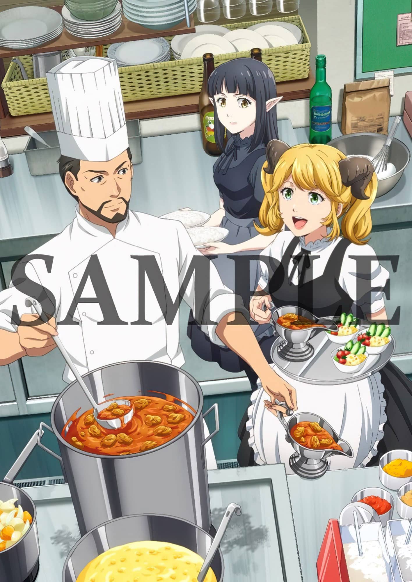Isekai Shokudou 2 Blu-Ray ilus