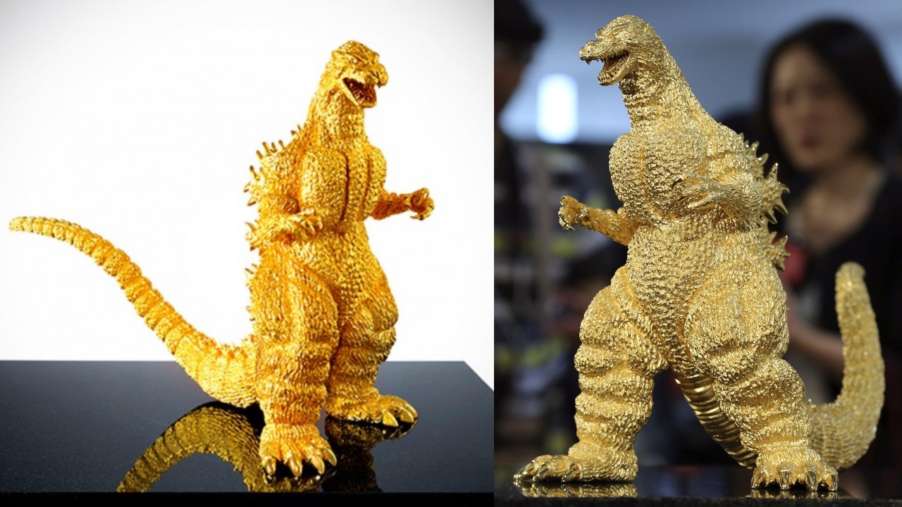 Top figuras de anime más caras Golden Godzilla