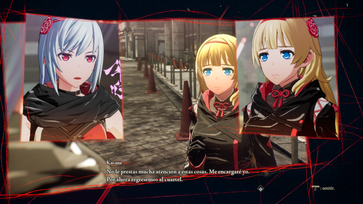 Dialogos en Scarlet Nexus