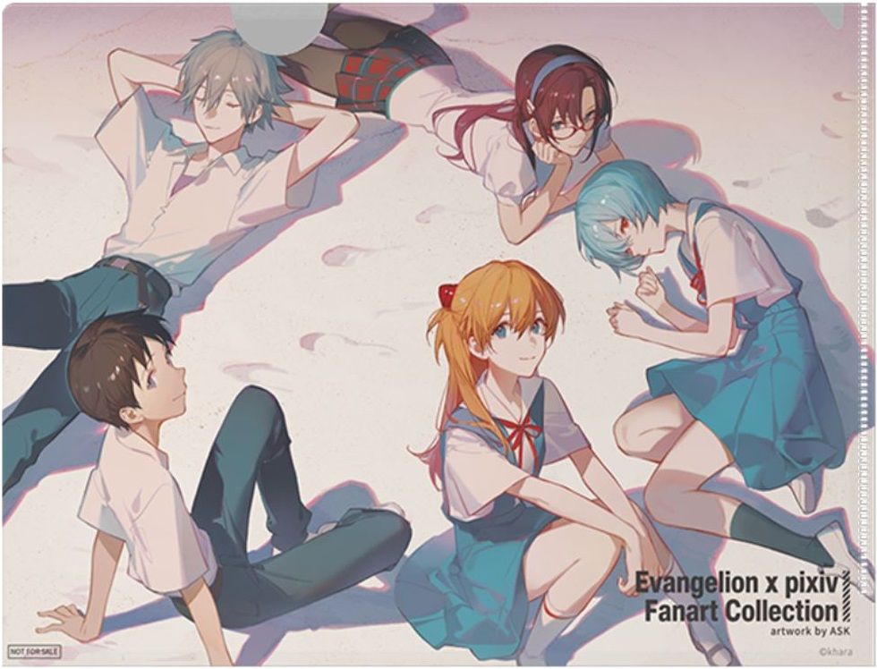 Evangelion x Pixiv fanart collection el libro ya esta a la venta para occidente y Japón
