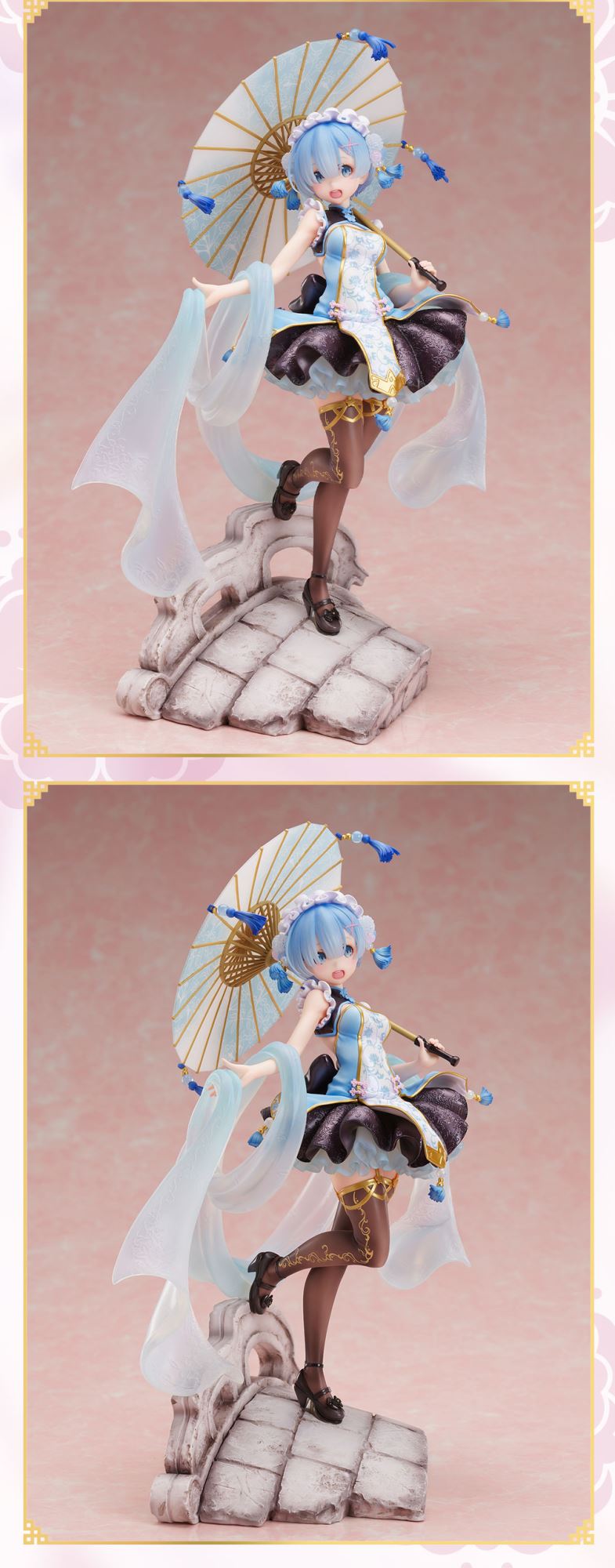 Re:Zero - Rem viste un hermoso vestido chino en una figura