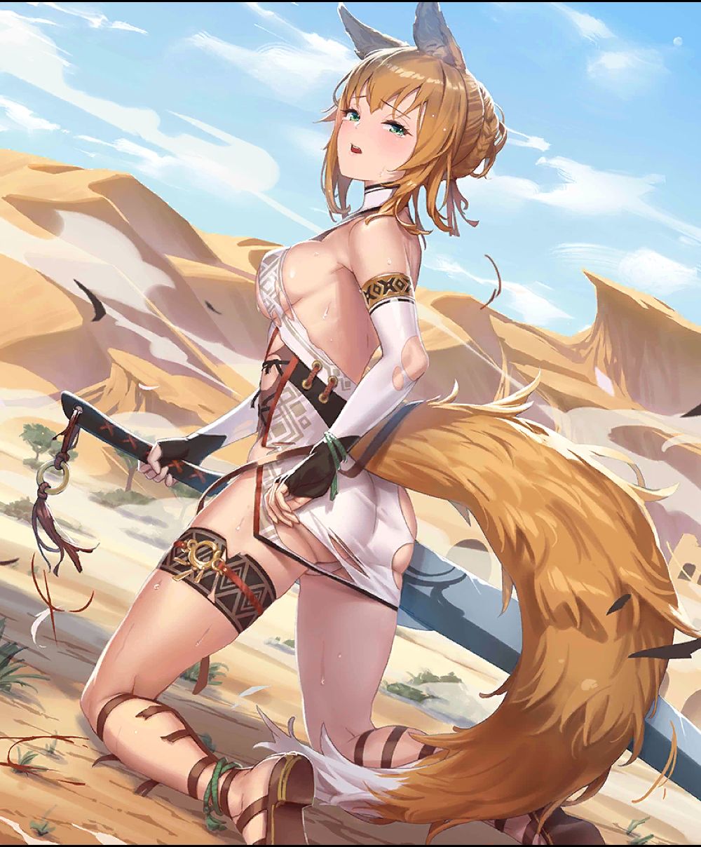 Un videojuego cambia el diseño de una waifu por una furra Un videojuego cambia el diseño de una waifu por una furra