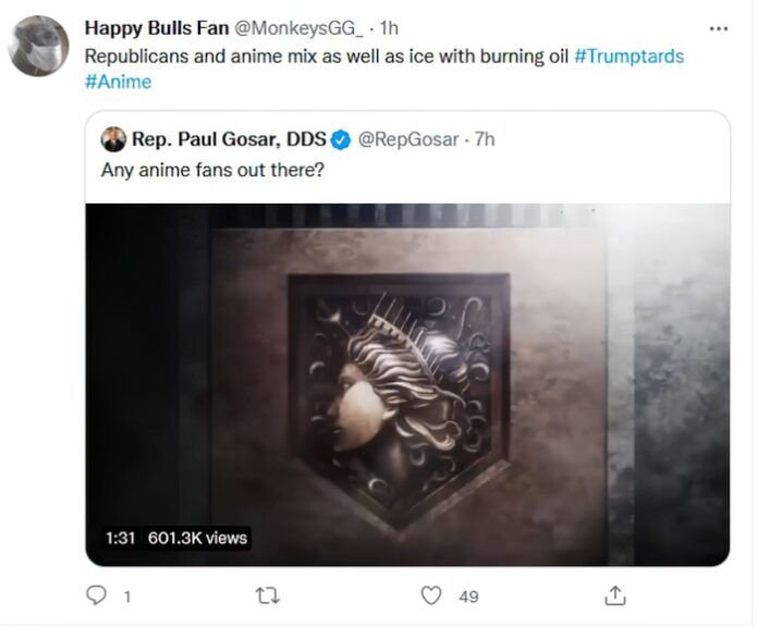 Un Republicano amante del anime desata polémica en Twitter 