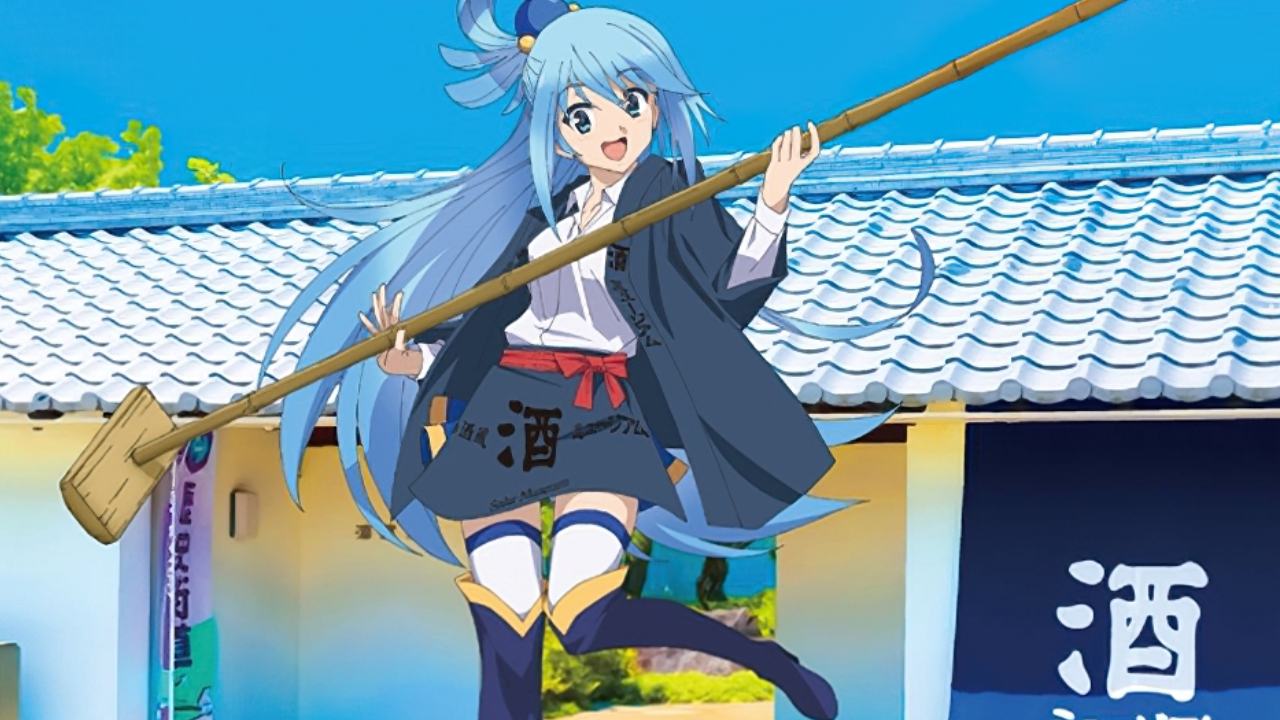 Konosuba: Aqua será tu nueva guía en un museo dedicado al sake