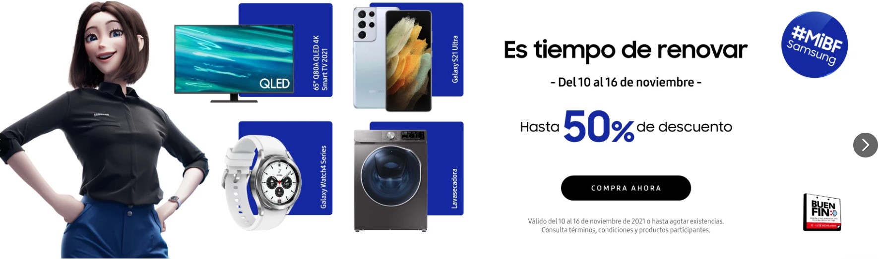 La waifu de Samsung, Sam, ya es canon y los otakus preguntan por su rule 34