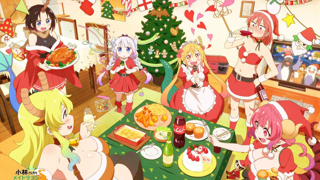 Kobayashi-san Chi no Maid Dragon evento navidad