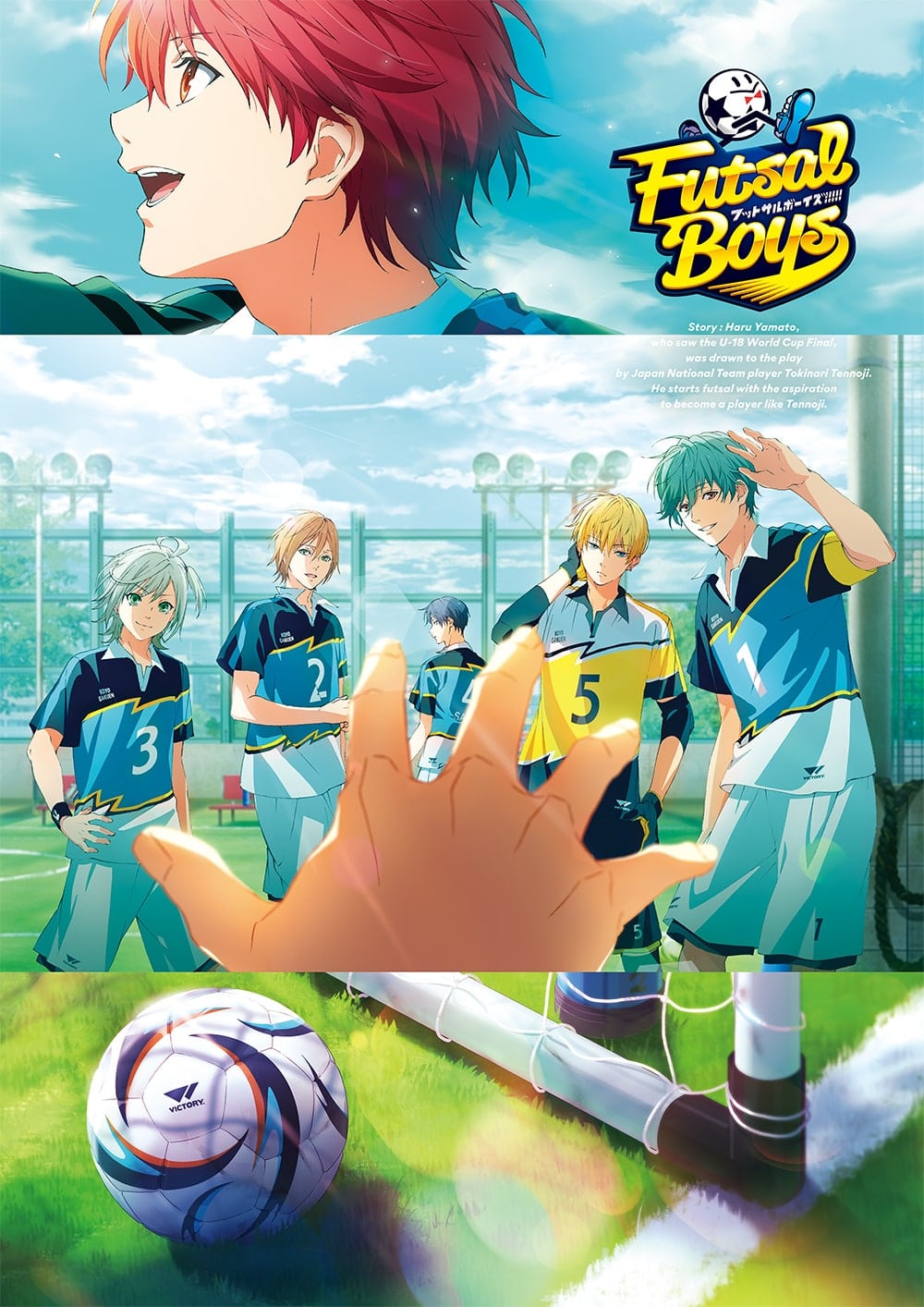 El anime Futsal Boys!!!!! confirma su fecha de estreno
