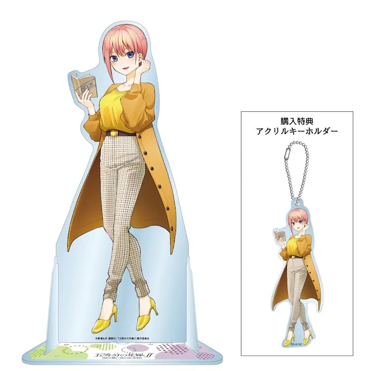 Go-Toubun no Hanayome: Las quintillizas estrenan figuras de acrilico de tamaño real