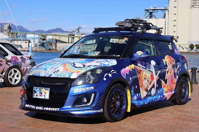 Shimizu Itasha Seaside Fes 2021 estuvo lleno de autos otakus!
