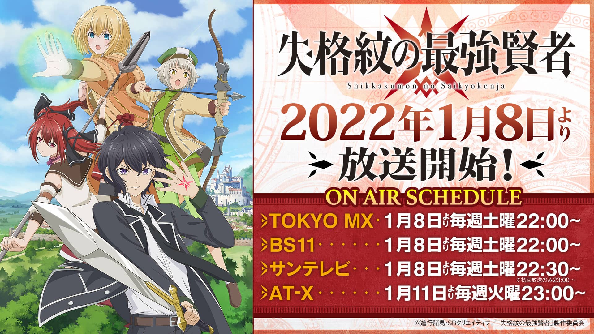 Shikkakumon no Saikyou Kenja anime