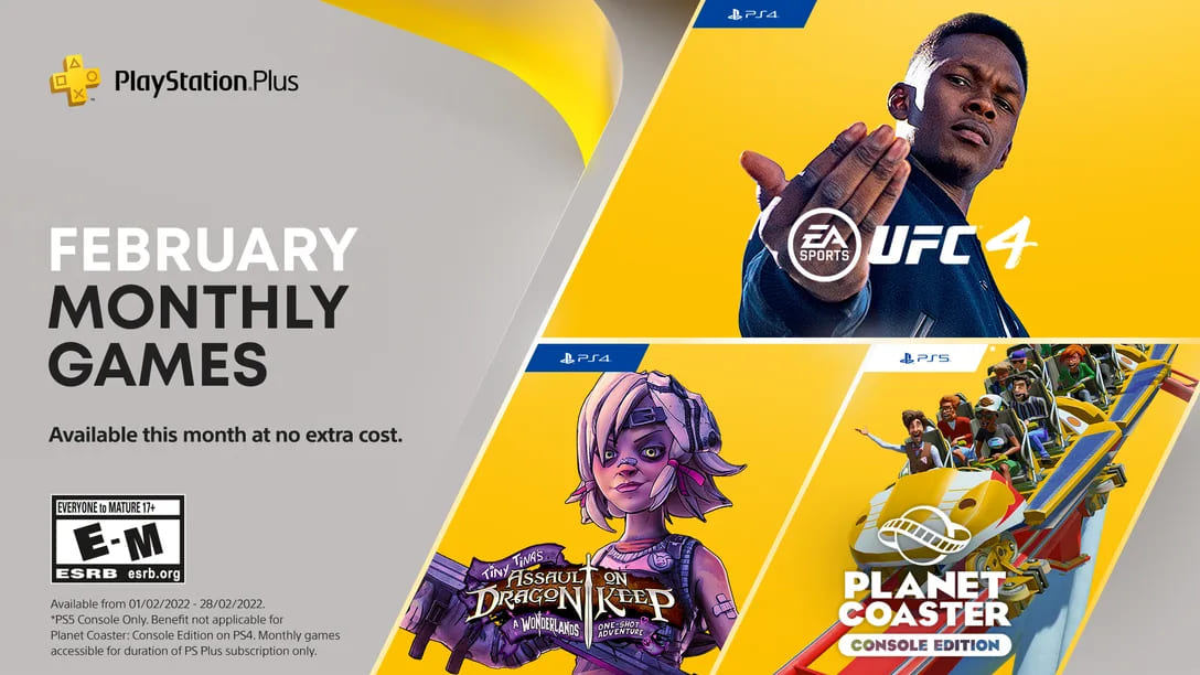 PlayStation Plus - feb 2022