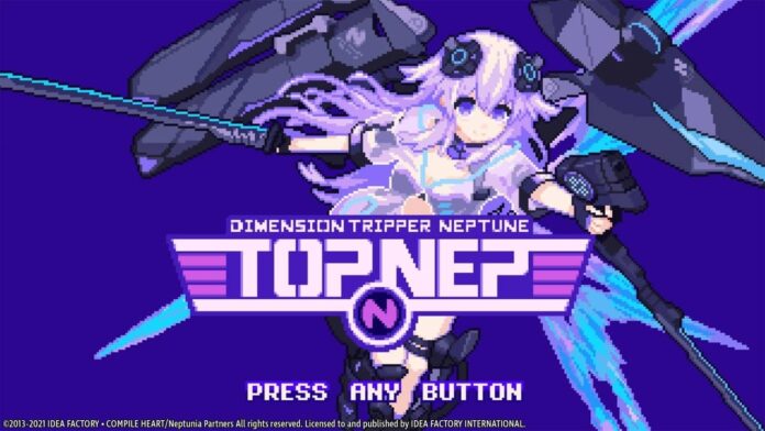 Dimension Tripper Neptune TOP NEP Title Screen