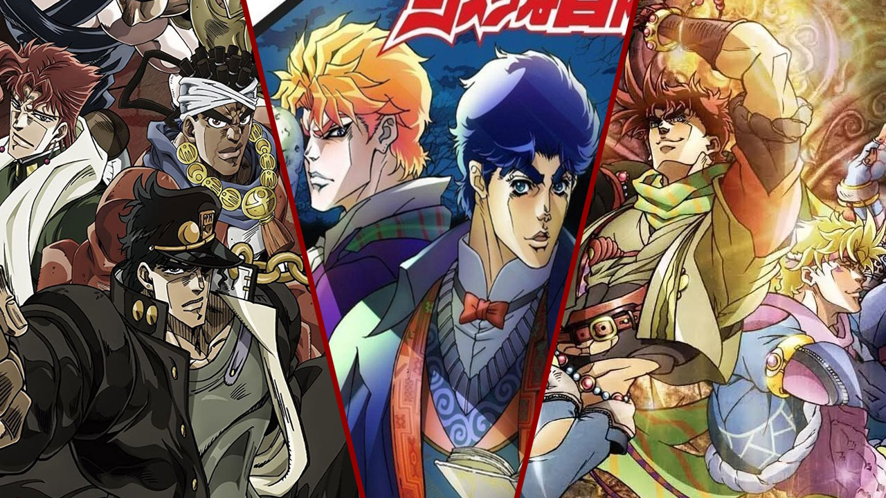 Jotaro Kujo and Star Platinum from JoJo's Bizarre Adventure