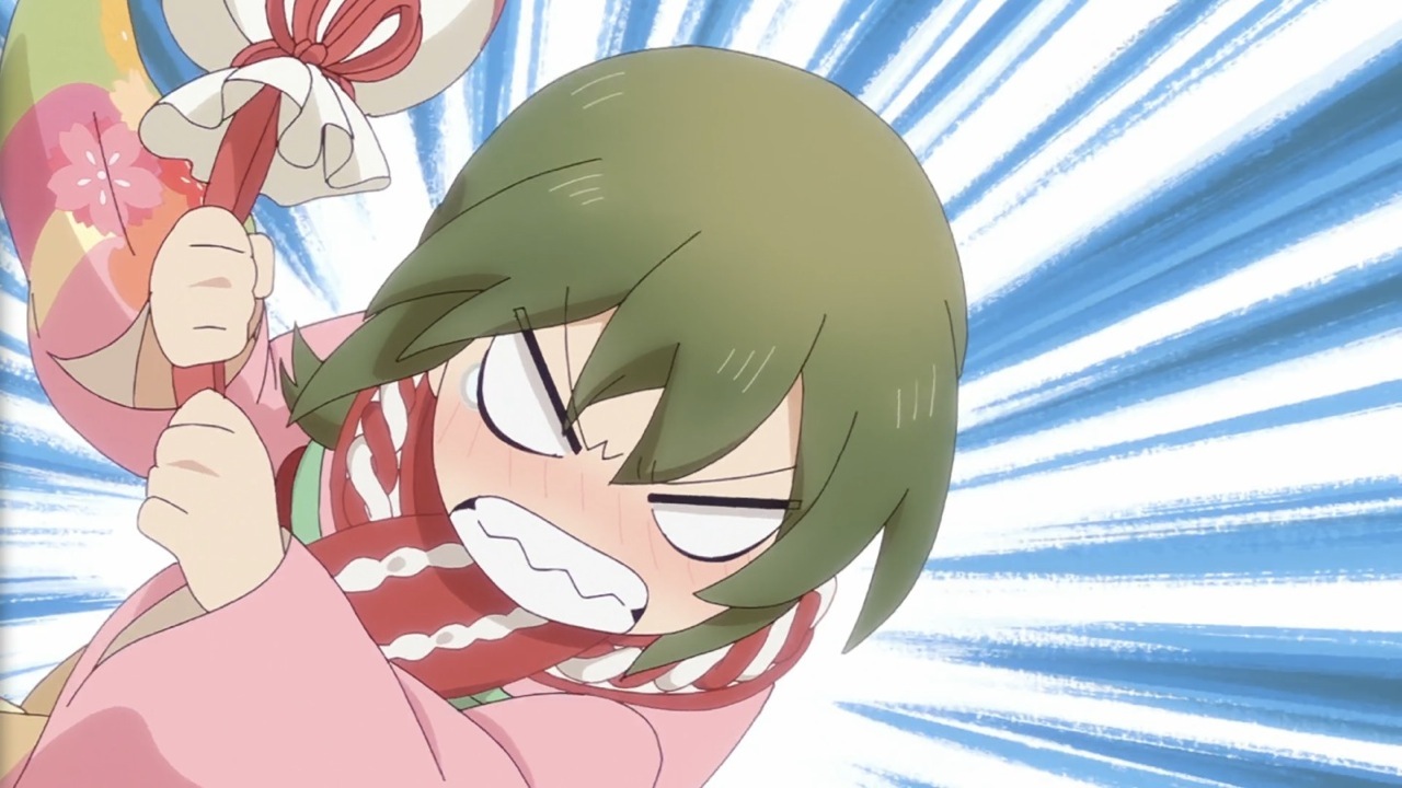 La animación de Senpai ga Uzai Kouhai no Hanashi complementa de manera perfecta a las escenas cómicas.