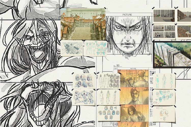 Shingeki no kyojin pared