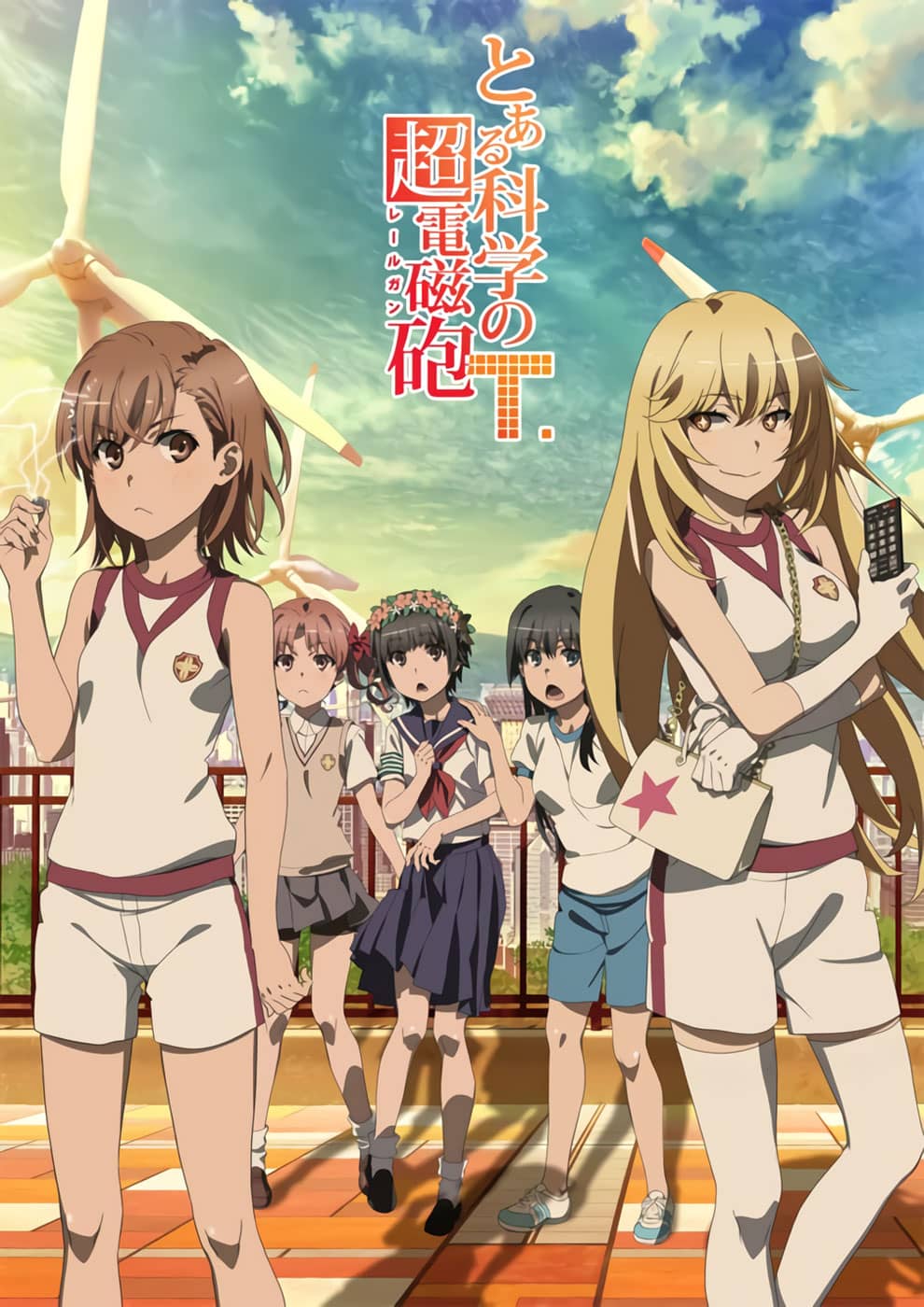 Toaru Kagaku no Railgun tv anime poster