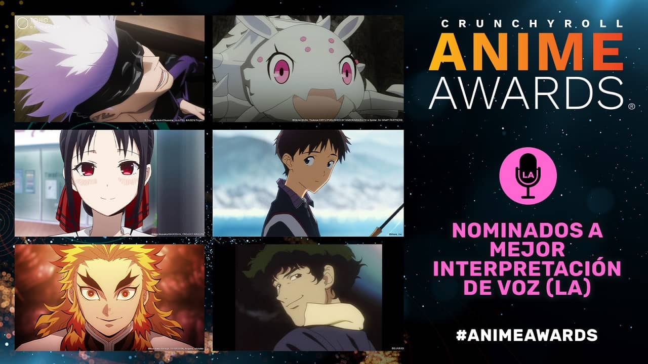 mejor interpretacion de voz latino 1 anime awards 2022