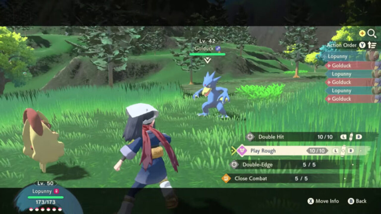 Pokemon Legends gameplay