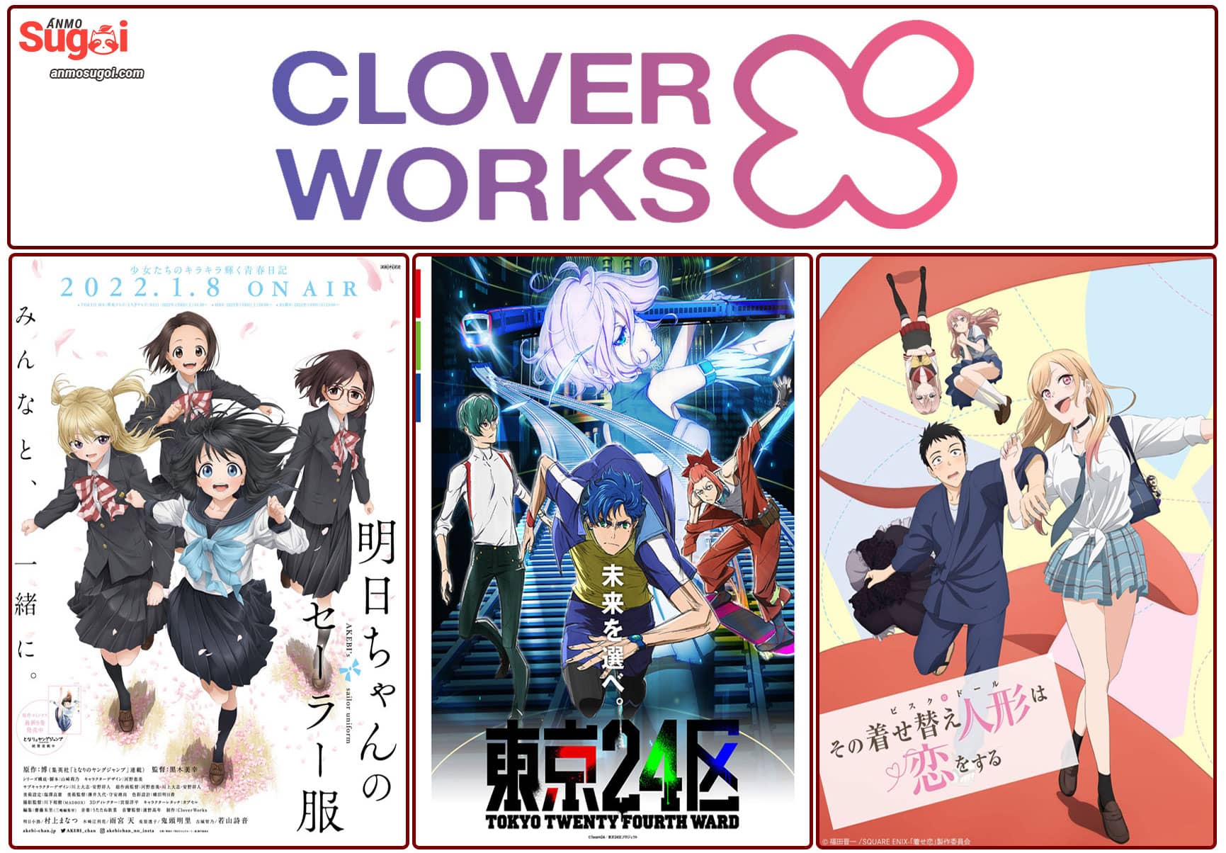 CloverWorks animes invierno 2022