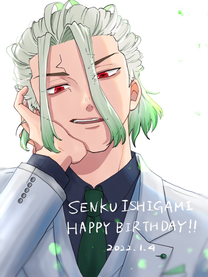 senku ishigami cumpleaños 3