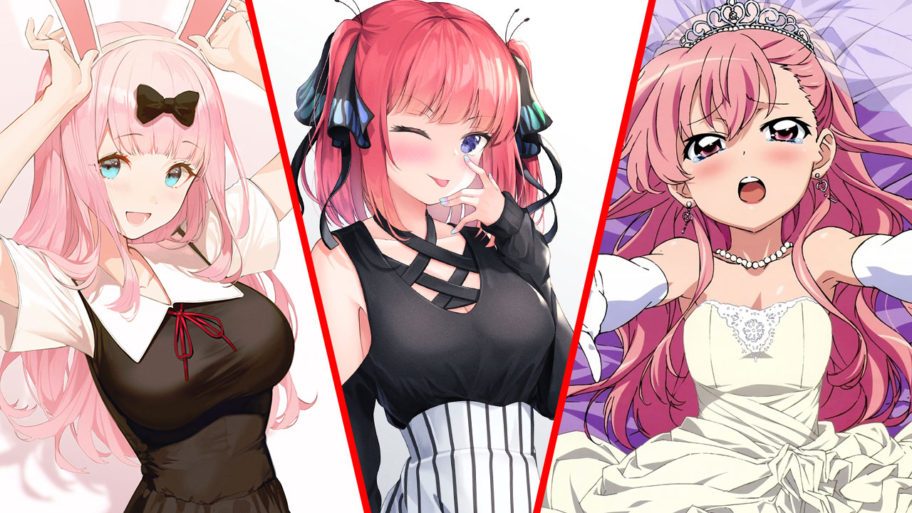 Las 10 waifus pelirosas más hermosas del anime según Japón