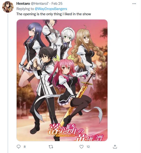 Peor anime Twitter