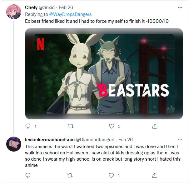 Peor anime Twitter