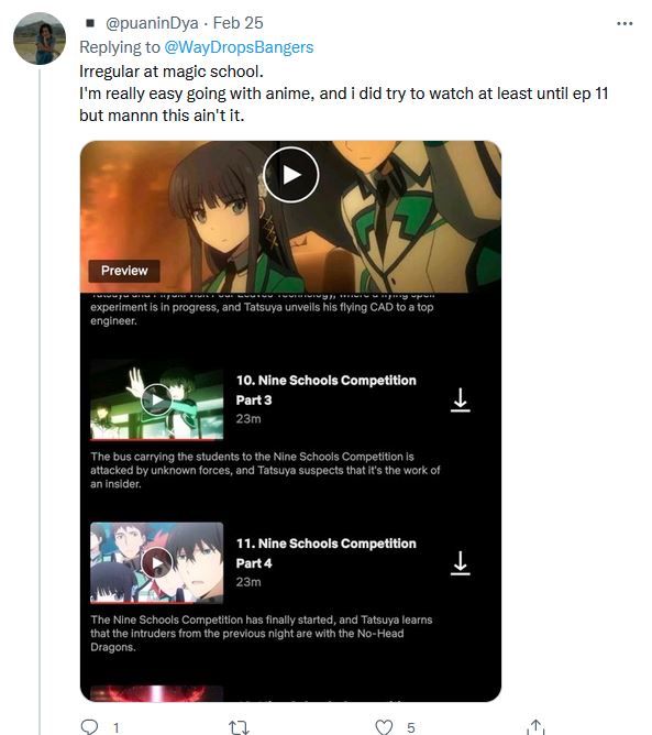 Peor anime Twitter
