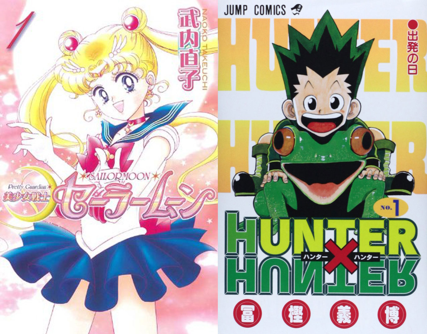 sailor moon hunter x hunter autores