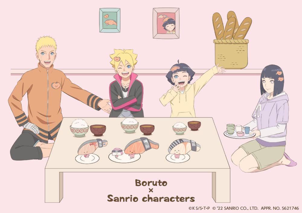 Boruto x Sanrio familia Uzumaki