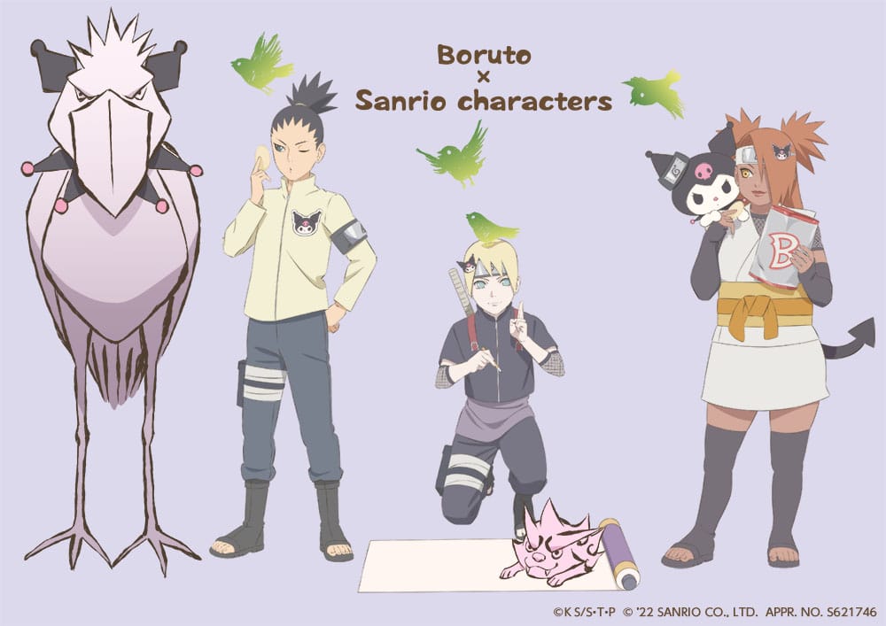 Boruto x Sanrio team 10
