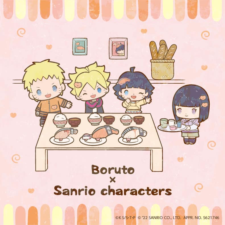 Boruto x Sanrio familia Uzumaki