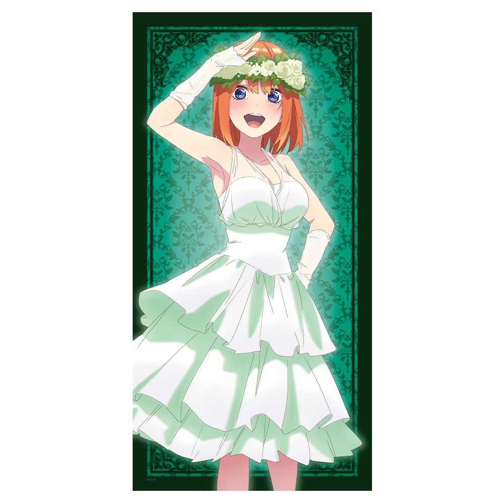 Go-Toubun no Hanayome se visten de novia toalla yotsuba