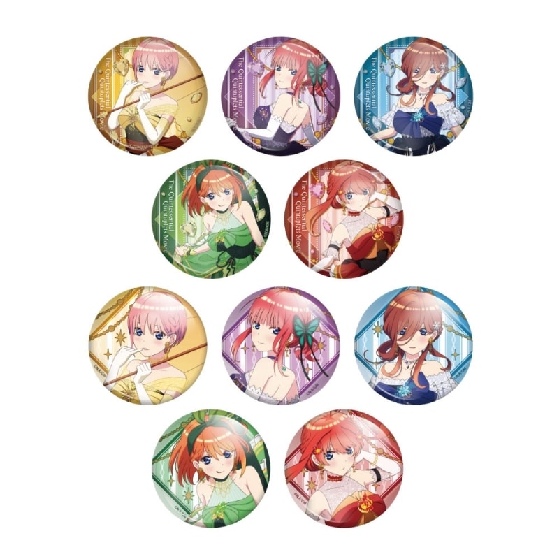 Go-toubun no Hanayome colaboracion animate insignias de lata 2