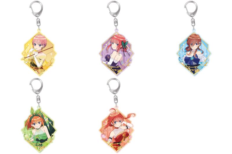 Go-toubun no Hanayome colaboracion animate llaveros 2