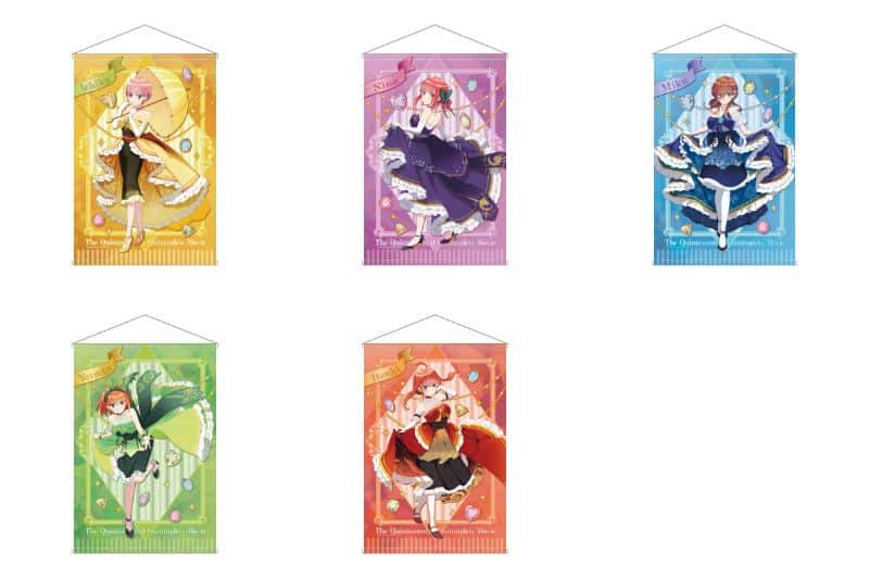 Go-toubun no Hanayome colaboracion animate papels tapiz 2