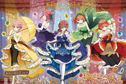Go-toubun no Hanayome colaboracion animate vestidos color