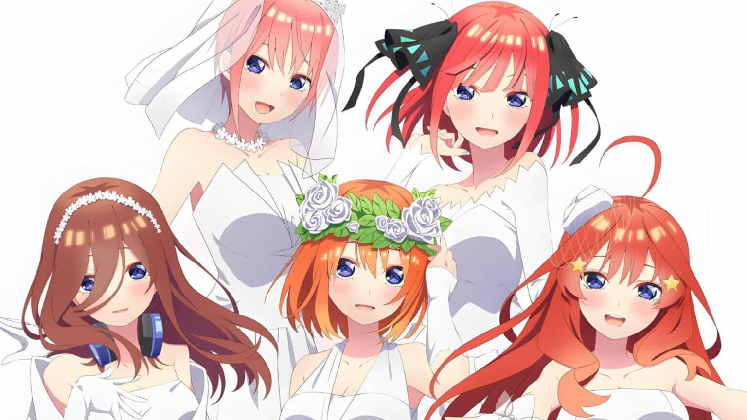 Go-Toubun no Hanayome vesitdas de novia