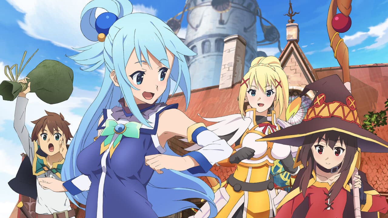 Konosuba es considerado el anime más divertido dentro del genero Isekai.