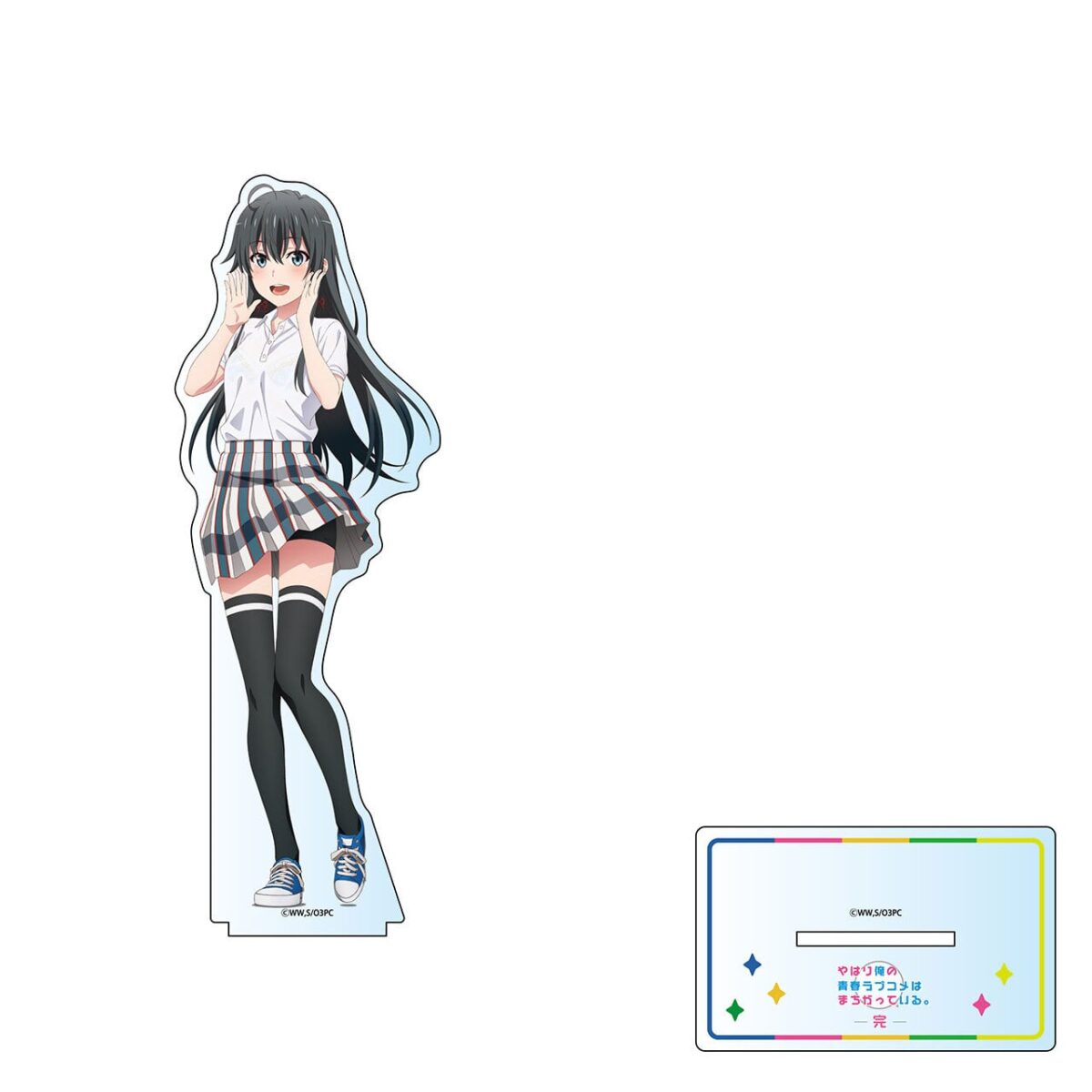 Oregairu figura de acrílico3