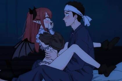 Sono Bisque Doll wa Koi wo Suru escena Love Hotel luces apagadas